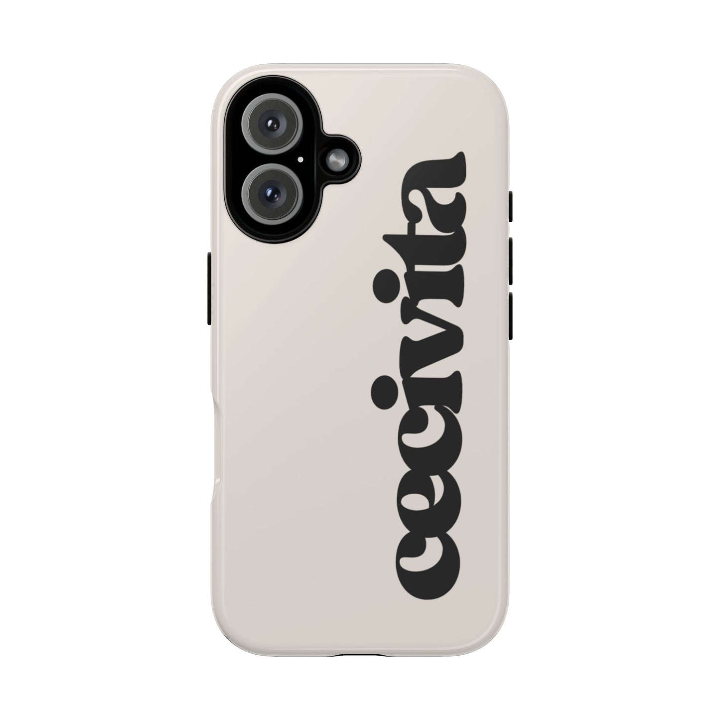 Tough Phone Case – Bold Script "ceevita" Protective Cover