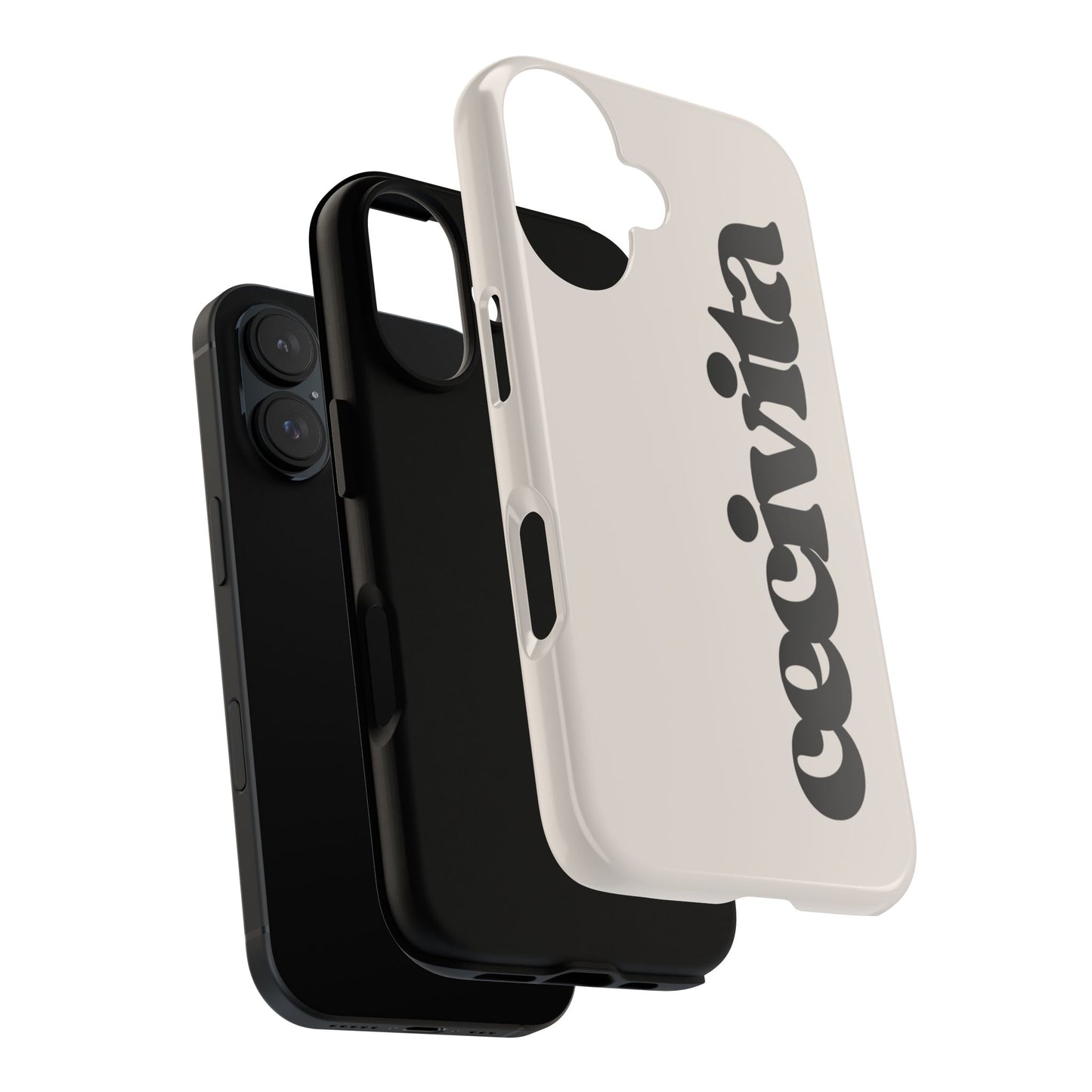 Tough Phone Case – Bold Script "ceevita" Protective Cover